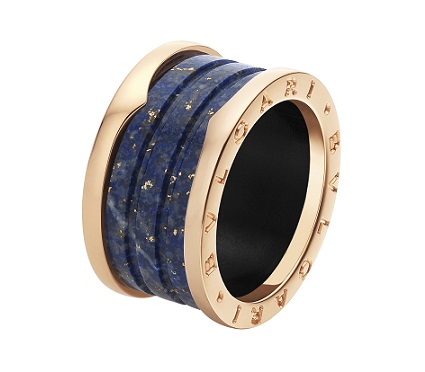13 - B.zero1 pink gold and blue marble 4-band ring.jpg